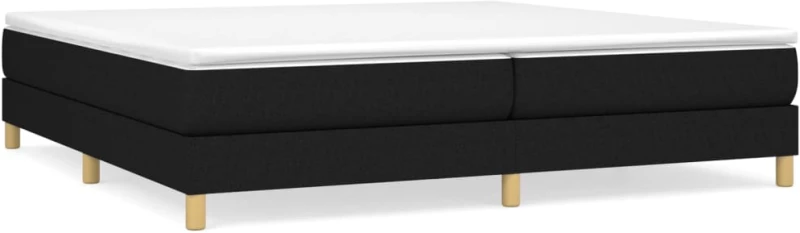 ΚΡΕΒΑΤΙ BOXSPRING ΜΕ ΣΤΡΩΜΑ ΜΑΥΡΟ 200X200 ΕΚ. ΥΦΑΣΜΑΤΙΝΟ 3144201