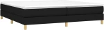 ΚΡΕΒΑΤΙ BOXSPRING ΜΕ ΣΤΡΩΜΑ ΜΑΥΡΟ 200X200 ΕΚ. ΥΦΑΣΜΑΤΙΝΟ 3144201
