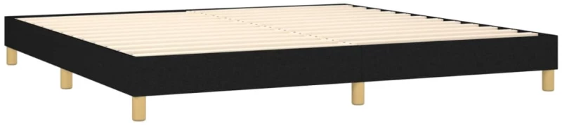 ΚΡΕΒΑΤΙ BOXSPRING ΜΕ ΣΤΡΩΜΑ ΜΑΥΡΟ 200X200 ΕΚ. ΥΦΑΣΜΑΤΙΝΟ 3144201