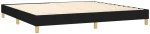 ΚΡΕΒΑΤΙ BOXSPRING ΜΕ ΣΤΡΩΜΑ ΜΑΥΡΟ 200X200 ΕΚ. ΥΦΑΣΜΑΤΙΝΟ 3144201