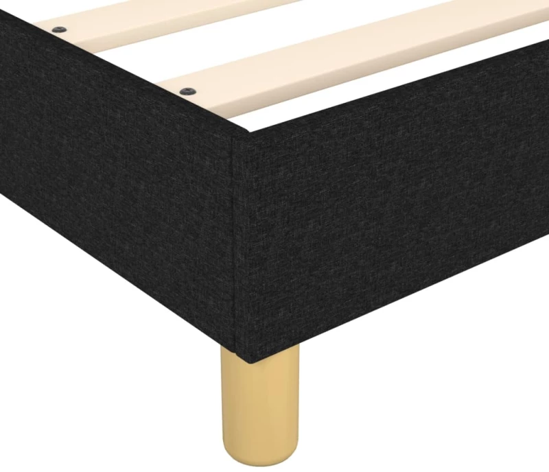 ΚΡΕΒΑΤΙ BOXSPRING ΜΕ ΣΤΡΩΜΑ ΜΑΥΡΟ 200X200 ΕΚ. ΥΦΑΣΜΑΤΙΝΟ 3144201