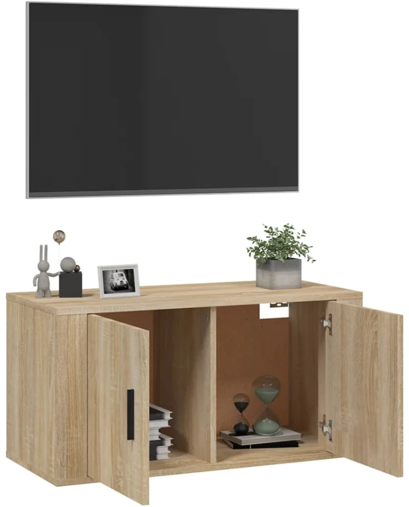 ΈΠΙΠΛΟ ΤΗΛΕΟΡΑΣΗΣ ΕΠΙΤΟΙΧΙΟ SONOMA ΔΡΥΣ 80X34,5X40 ΕΚ. 816627