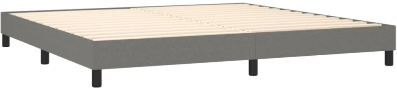 ΚΡΕΒΑΤΙ BOXSPRING ΜΕ ΣΤΡΩΜΑ & LED ΣΚ.ΓΚΡΙ 200X200ΕΚ. ΥΦΑΣΜΑΤΙΝΟ 3133342
