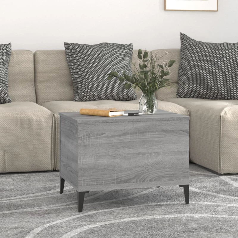 ΤΡΑΠΕΖΑΚΙ ΣΑΛΟΝΙΟΥ ΓΚΡΙ SONOMA 60X44,5X45ΕΚ. ΕΠΕΞΕΡΓΑΣΜΕΝΟ ΞΥΛΟ 819578