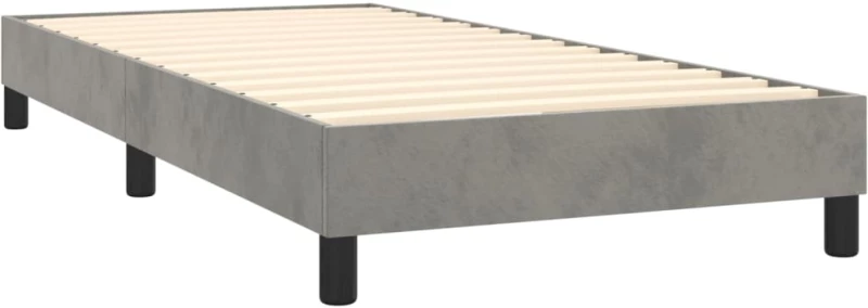 ΠΛΑΙΣΙΟ ΚΡΕΒΑΤΙΟΥ BOXSPRING ΑΝΟΙΧΤΟ ΓΚΡΙ 80X200 ΕΚ. ΒΕΛΟΥΔΙΝΟ 3120736