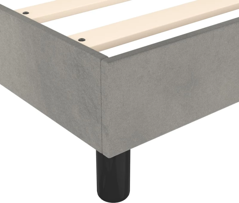 ΠΛΑΙΣΙΟ ΚΡΕΒΑΤΙΟΥ BOXSPRING ΑΝΟΙΧΤΟ ΓΚΡΙ 80X200 ΕΚ. ΒΕΛΟΥΔΙΝΟ 3120736