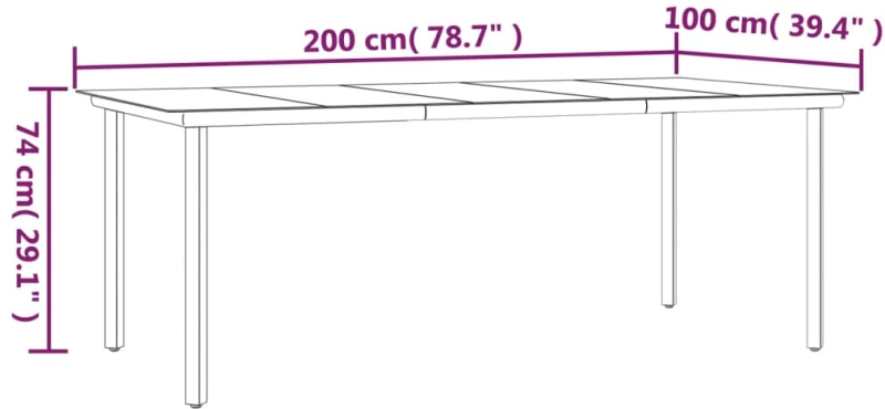 ΣΕΤ ΤΡΑΠΕΖΑΡΙΑΣ ΚΗΠΟΥ 9 ΤΕΜ ΜΑΥΡΟ&ΓΚΡΙ ΣΥΝΘ. ΡΑΤΑΝ ΜΕ ΜΑΞΙΛΑΡΙΑ 3185204