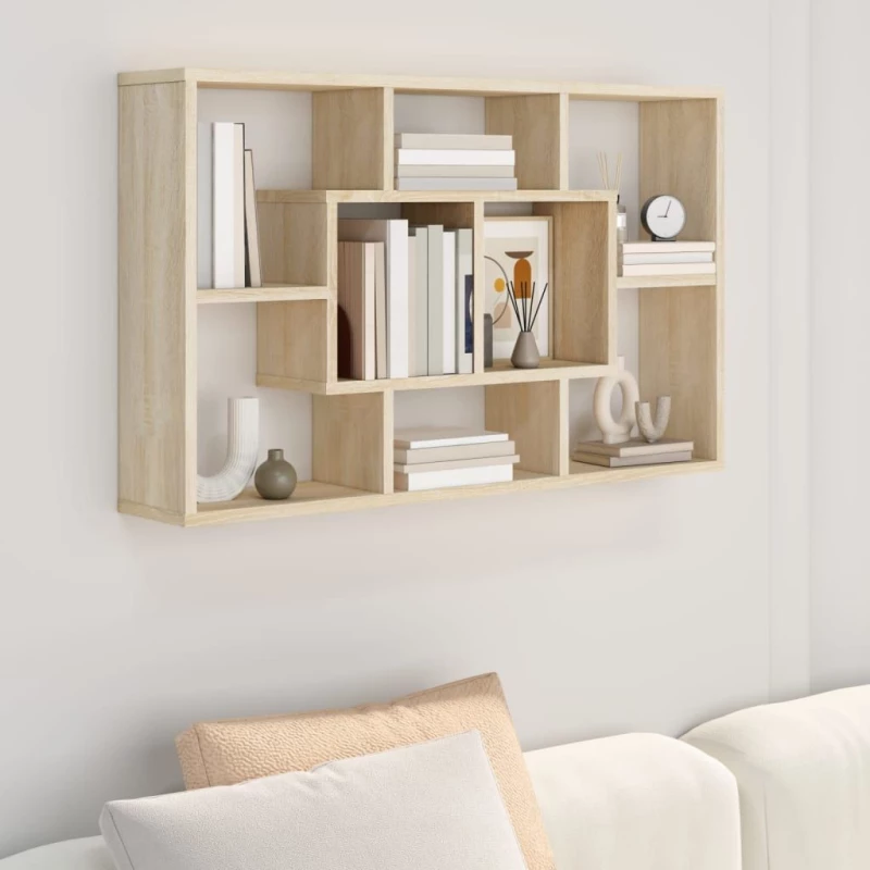 ΡΑΦΙΕΡΑ ΤΟΙΧΟΥ SONOMA ΔΡΥΣ 85X16X52,5 ΕΚ. ΕΠΕΞΕΡΓΑΣΜΕΝΟ ΞΥΛΟ 801421