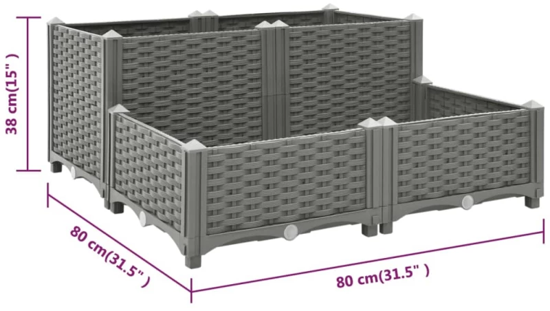 ΖΑΡΝΤΙΝΙΕΡΑ 80 X 80 X 38 ΕΚ. ΑΠΟ ΠΟΛΥΠΡΟΠΥΛΕΝΙΟ 153301
