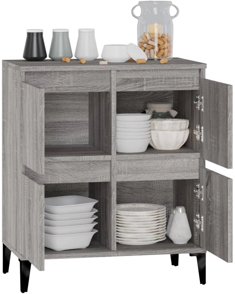 ΝΤΟΥΛΑΠΙ ΓΚΡΙ SONOMA 60X35X70 ΕΚ. ΑΠΟ ΕΠΕΞΕΡΓΑΣΜΕΝΟ ΞΥΛΟ 821170