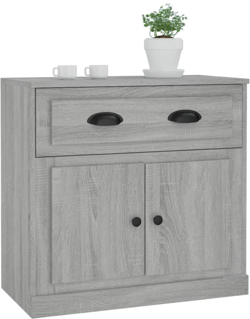 ΜΠΟΥΦΕΣ ΓΚΡΙ SONOMA 70X35,5X67,5 ΕΚ. ΑΠΟ ΕΠΕΞΕΡΓΑΣΜΕΝΟ ΞΥΛΟ 816430