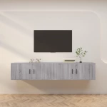 ΈΠΙΠΛΑ ΤΗΛΕΟΡΑΣΗΣ ΕΠΙΤΟΙΧΙΑ 2 ΤΕΜ. ΓΚΡΙ SONOMA 100X34,5X40 ΕΚ. 3188372