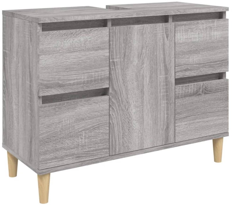 ΝΤΟΥΛΑΠΙ ΝΙΠΤΗΡΑ ΓΚΡΙ SONOMA 80 X 33 X 60ΕΚ. ΕΠΕΞΕΡΓΑΣΜΕΝΟ ΞΥΛΟ 821274