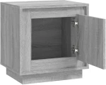 ΚΟΜΟΔΙΝΑ 2 ΤΕΜ. ΓΚΡΙ SONOMA 44X35X45 ΕΚ. ΑΠΟ ΕΠΕΞΕΡΓΑΣΜΕΝΟ ΞΥΛΟ 819849