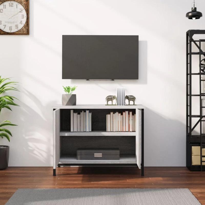 ΈΠΙΠΛΟ ΤΗΛΕΟΡΑΣΗΣ ΜΕ ΠΟΡΤΕΣ ΓΚΡΙ SONOMA 60X35X45 ΕΚ ΕΠΕΞ. ΞΥΛΟ 826298