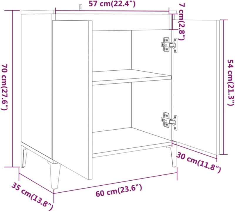 ΝΤΟΥΛΑΠΙ ΚΑΠΝΙΣΤΗ ΔΡΥΣ 60 X 35 X 70 ΕΚ. ΕΠΕΞΕΡΓΑΣΜΕΝΟ ΞΥΛΟ 815159