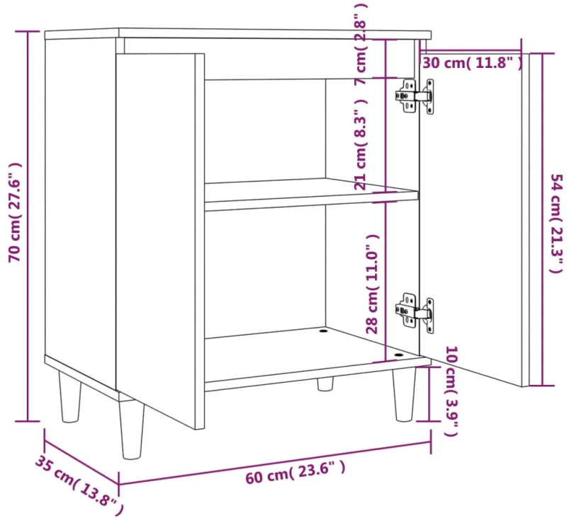 ΝΤΟΥΛΑΠΙ ΚΑΠΝΙΣΤΗ ΔΡΥΣ 60 X 35 X 70 ΕΚ. ΕΠΕΞΕΡΓΑΣΜΕΝΟ ΞΥΛΟ 815156