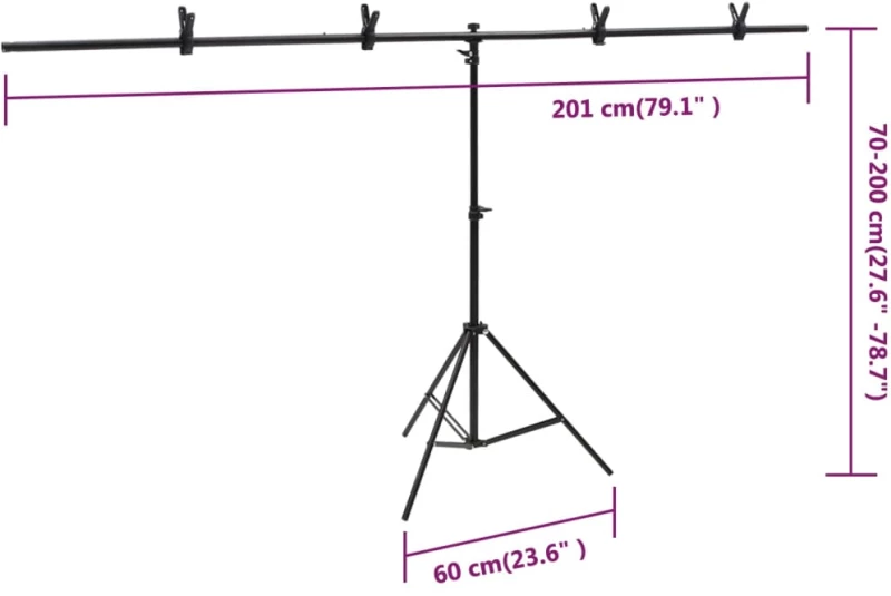 ΒΑΣΗ ΦΟΝΤΟΥ ΣΕ ΣΧΗΜΑ Τ ΜΑΥΡΗ 201X60X(70-200) ΕΚ. 190253