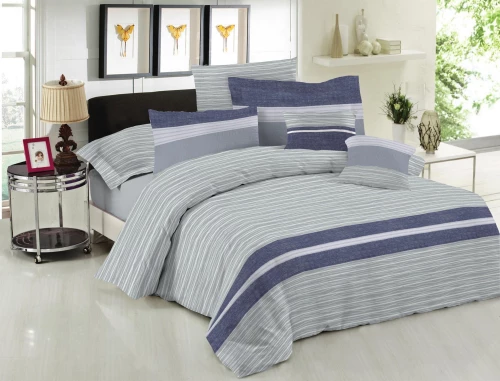 Σετ Πάπλωμα Le Blanc Premium Cotton 100% Brooklyn Ice Υπέρδιπλο 220x240