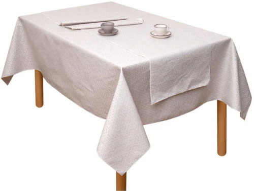 Τραπεζομάντηλο Αλέκιαστο 140x180 Κορίνα Μπεζ