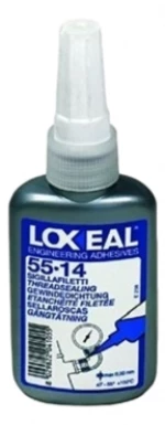 Loxeal Υγρό Τεφλόν Κόκκινο Κόλλα Σπειρωμάτων 50ml 55-14