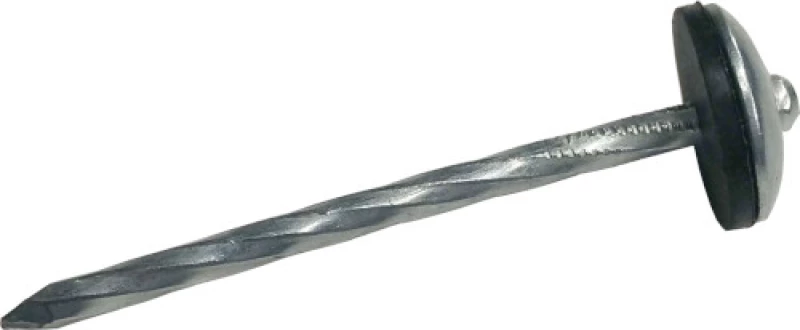Καρφιά οροφής γαλβανιζέ στριφτά με ροδέλα PVC 3,8x68mm 325ΤΜΧ