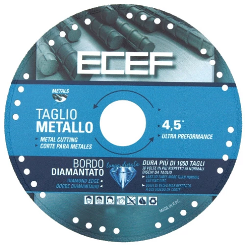 Δίσκος Κοπής Μετάλλου ECEF 125mm