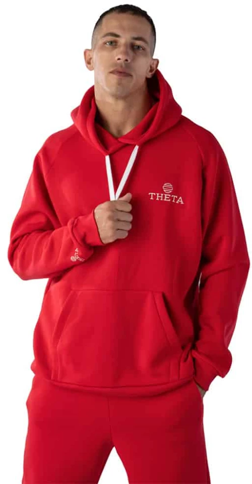Unisex Φούτερ Theta Theta Logo Red