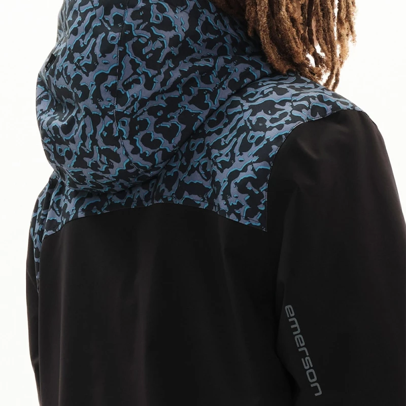 Μπουφάν Emerson 222.EM10.50 Black Blue