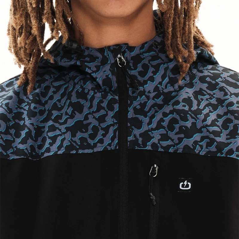 Μπουφάν Emerson 222.EM10.50 Black Blue
