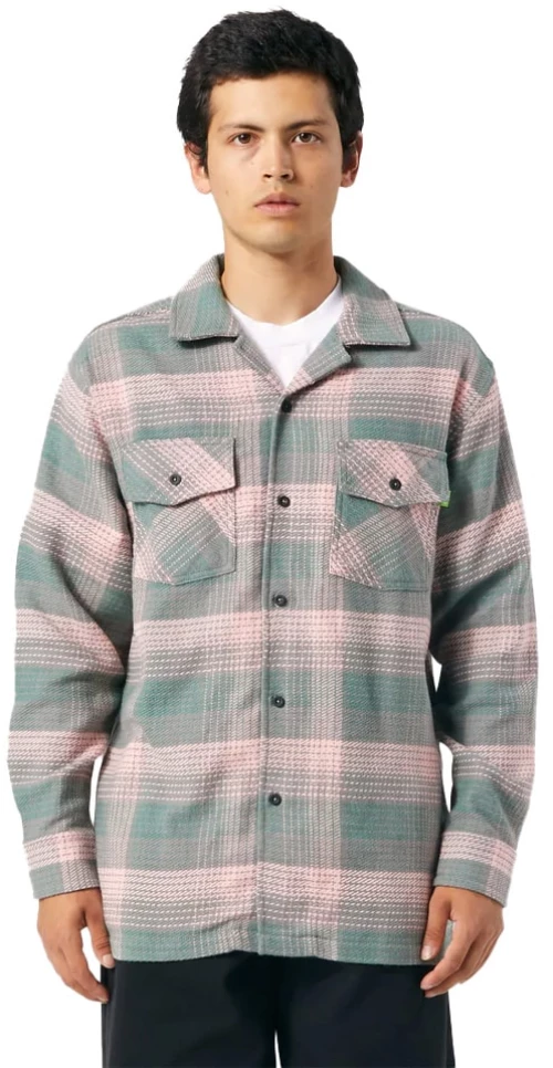 Πουκάμισο HUF Smash Pink
