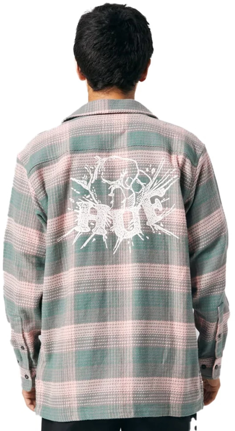 Πουκάμισο HUF Smash Pink