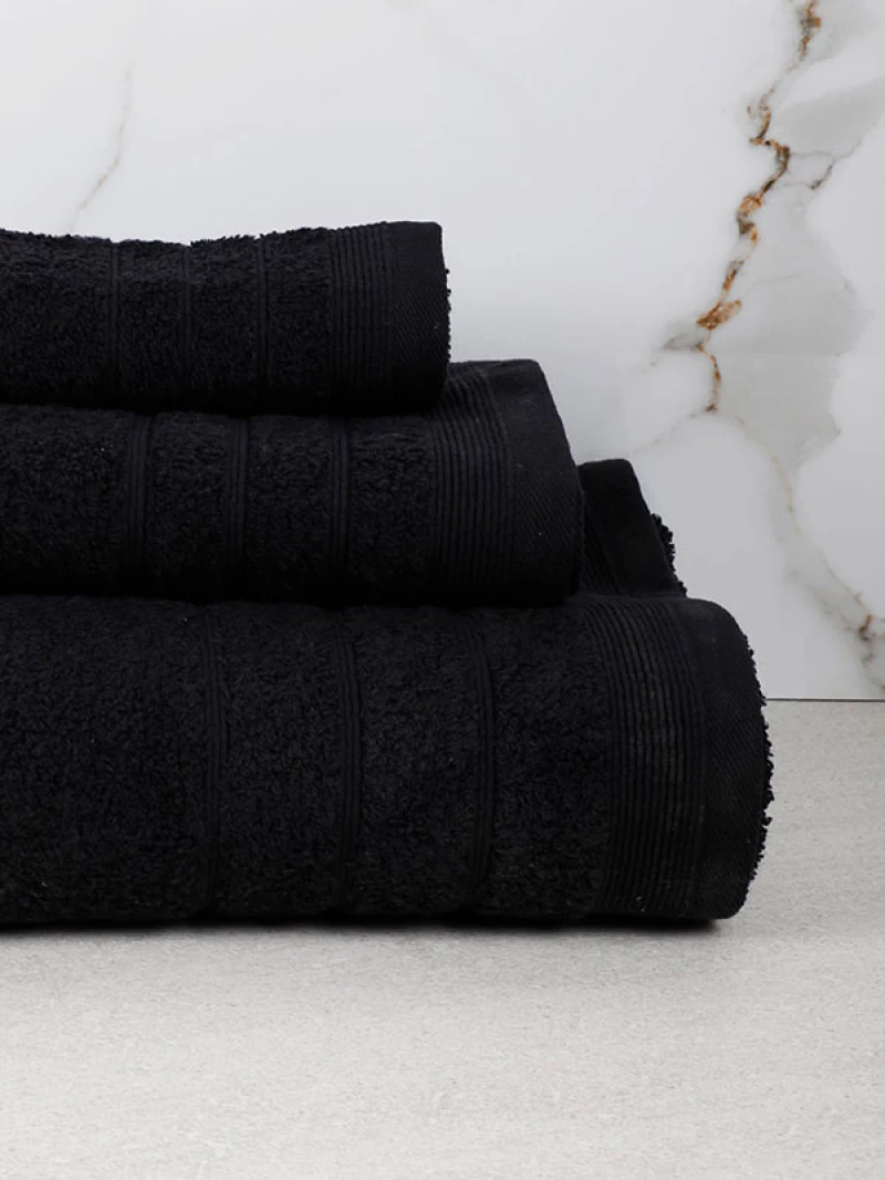 Πετσέτα Χίμπουρι 15 Black 50X90