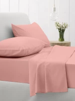 Σεντόνι Cotton Feelings φλατ 101 Powder 165x270