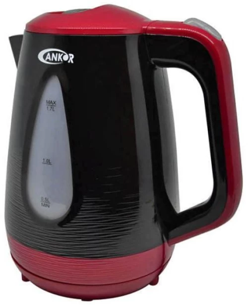 ΒΡΑΣΤΗΡΑΣ ANKOR 1,7lt 2200W ΜΑΥΡΟ ΜΕ ΚΟΚΚΙΝΟ