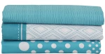 Σεντόνι Υπέρδιπλο Mε Λαστιχο 160x200+25 Mix & Match 36 Πετρόλ