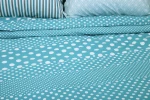 Σεντόνι Υπέρδιπλο Mε Λαστιχο 160x200+25 Mix & Match 36 Πετρόλ