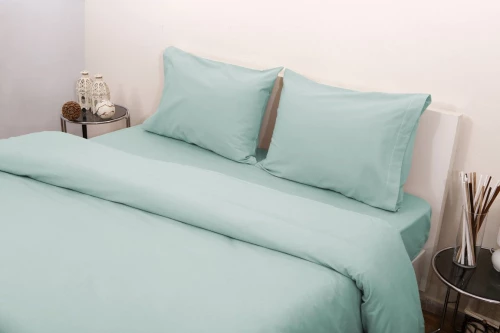 Σετ Σεντόνια Υπέρδιπλα 240x265 3100 Φανέλλα Μέντα