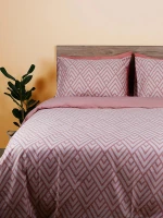 Παπλωματοθήκη Cotton Feelings 2036 Pink Διπλή (200χ250)