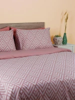 Παπλωματοθήκη Cotton Feelings 2036 Pink Διπλή (200χ250)