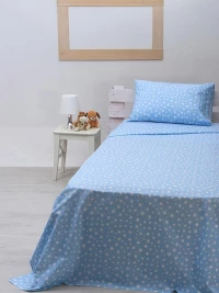 Παπλωματοθήκη Cotton Feelings 22 Blue Μονή (170χ250)