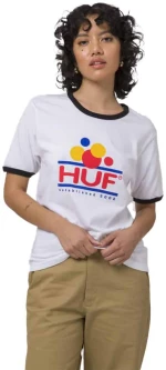 T-Shirt HUF Ringer White