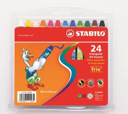 Λαδοπαστέλ Stabilo 2624/ 24τμχ