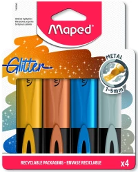 Υπογραμμιστές Maped glitter metal