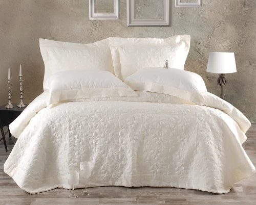 TABITHA - ΣΕΤ ΚΟΥΒΕΡΛΙ ΕΚΡΟΥ ΣΕΤ 7 ΤΕΜΑΧΙΑ (1 235X250, 2 240X260, 4 50X70)