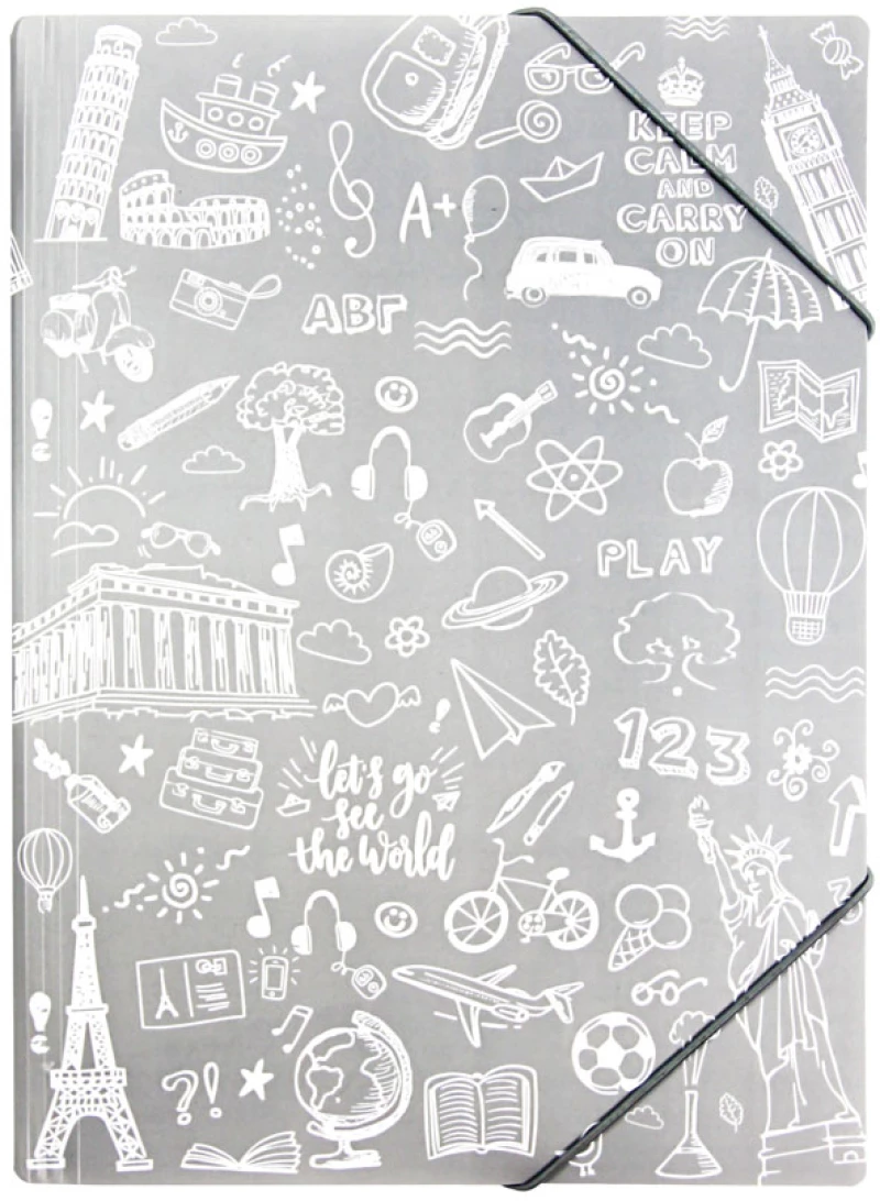 Ντοσιέ λάστιχο Doodle 25×35