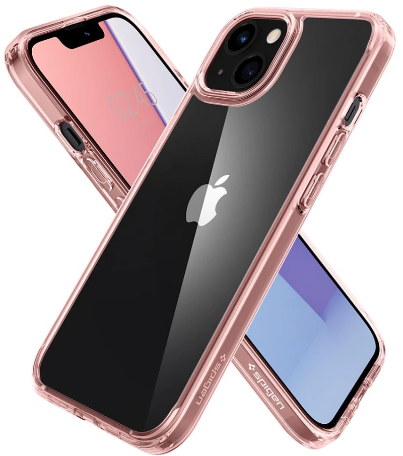 Θήκη Spigen SGP Ultra Hybrid για Apple iPhone 13 6.1 - ΔΙΑΦΑΝΟ ROSE  - ACS03525