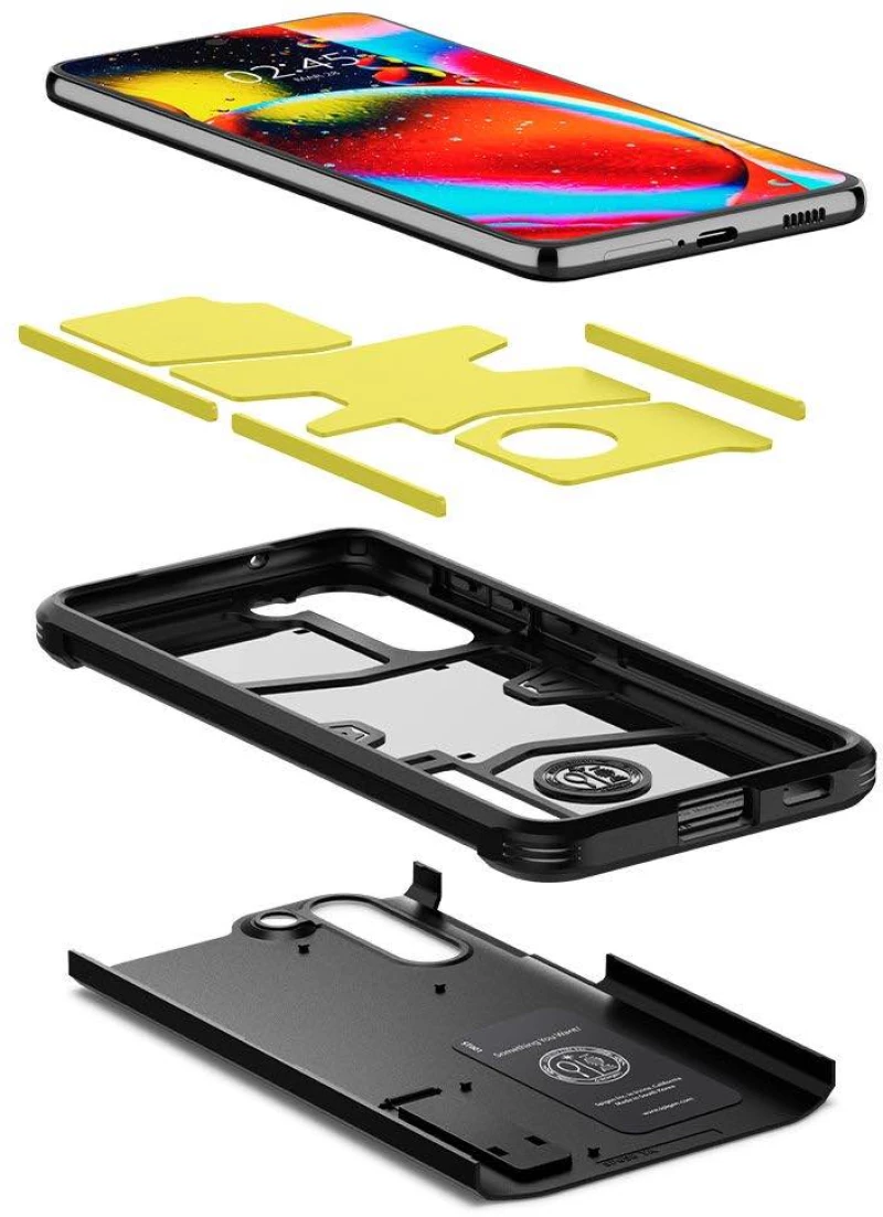 Θήκη SPIGEN SGP Tough Armor για Samsung Galaxy S21 FE 2022 - ΜΑΥΡΟ - ACS03059