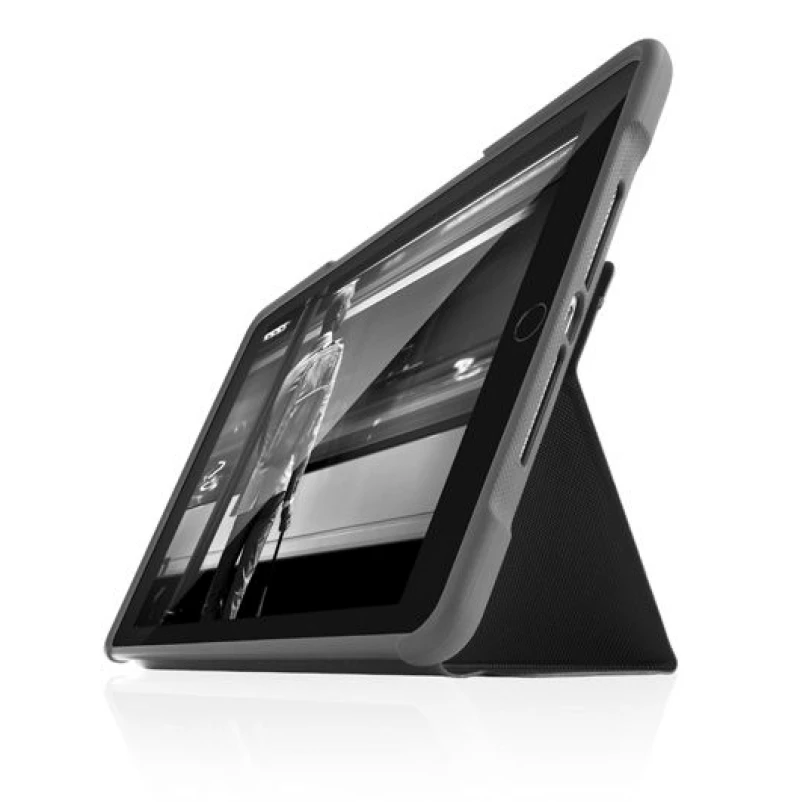 Θήκη STM Dux POLYBAG EDT Folio BOOK για Apple iPad 9.7 2017/18 - 5/6th Gen - ΜΑΥΡΟ - ST-222-155JW01