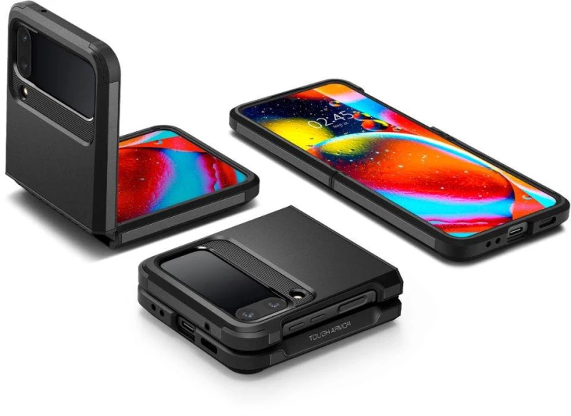 Θήκη Spigen SGP TOUGH ARMOR για SAMSUNG GALAXY Z FLIP 4 2022 - ΜΑΥΡΟ - ACS05111